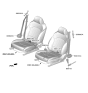 Diagram for 2024 Kia Forte Seat Belt - 88820M7000WK