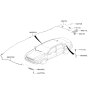 Diagram for Kia Forte Antenna Cable - 96230M7100
