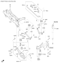 Diagram for 2024 Kia Forte Rear Crossmember - 55410F2BA0