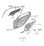 Diagram for 2024 Kia Forte Window Regulator - 83471M7020