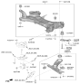 Diagram for Kia K4 Crossmember Bushing - 62485F2000