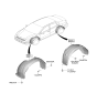 Diagram for Kia Forte Wheelhouse - 86812M7000
