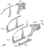 Diagram for 2024 Kia Forte Fuel Filler Housing - 71531M7000