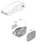 Diagram for 2025 Kia Sportage Fuel Door - 69511DW000