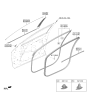 Diagram for 2025 Kia Sportage Door Moldings - 82860P1000