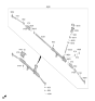 Diagram for Kia Sportage Steering Gear Box - 56500CW100