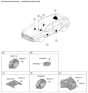 Diagram for 2025 Kia Sportage Car Speakers - 96330DW000