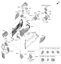 Diagram for 2025 Kia Sportage Armrest - 84660DW000CJ7