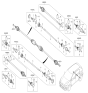 Diagram for 2022 Kia Sportage CV Boot - 49642D7000