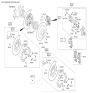 Diagram for Kia Parking Brake Shoe - 58305D3A00
