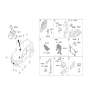 Diagram for 2020 Kia Sportage Air Bag Control Module - 95910D9070