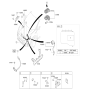 Diagram for Kia Sportage Battery Terminal - 91982D3010