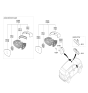 Diagram for 2022 Kia Sportage Car Mirror - 87610D9131