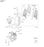 Diagram for 2019 Kia Sportage Air Bag Control Module - 88920D9000