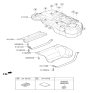 Diagram for Kia Sportage Fuel Tank Strap - 31211D3000