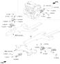 Diagram for 2017 Kia Sportage Engine Mount Bracket - 21810D9200