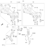 Diagram for Kia Optima Ball Joint - 54530D3000