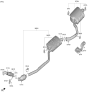 Diagram for 2024 Kia Sorento Muffler - 28710P4360