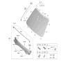 Diagram for 2024 Kia Sorento Windshield - 86111P2AV0