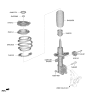 Diagram for 2024 Kia Sorento Coil Spring Insulator - 54633P2000