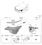 Diagram for 2024 Kia Sorento Headlight - 92101P4600