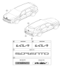 Diagram for 2024 Kia Sorento Emblem - 86305P2500
