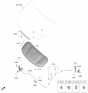 Diagram for 2024 Kia Sorento Lift Support - 81161P2500