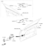 Diagram for 2024 Kia Sorento Antenna - 82667P2600