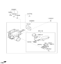 Diagram for Kia Sorento Brake Master Cylinder Reservoir - 58511P4000