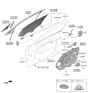 Diagram for 2024 Kia Sorento Window Motor - 82460P2510