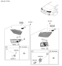 Diagram for 2024 Kia Forte Light Socket - 92491M7000