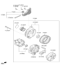 Diagram for 2024 Kia Forte Alternator - 373002E721