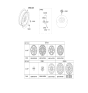 Diagram for Kia K4 Spare Wheel - 52910B0900