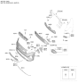 Diagram for 2024 Kia Forte Bumper - 86511M7500