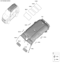 Diagram for 2021 Kia Sorento Sun Visor - 85210P4530WK