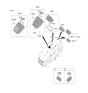 Diagram for 2024 Kia Sorento Dome Light - 92850P2000GYT