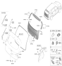 Diagram for 2024 Kia Sorento Door Handle - 81751P2000