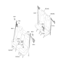 Diagram for 2024 Kia Sorento Seat Belt - 89823P4500WK