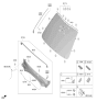 Diagram for 2021 Kia Sorento Windshield - 86111P2211