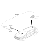 Diagram for Kia Sorento Antenna Cable - 96220P4600