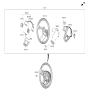 Diagram for 2021 Kia Sorento Steering Wheel - 56111P2300N2V