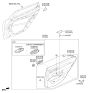 Diagram for 2020 Kia Cadenza Power Window Switch - 93581F6060