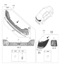 Diagram for Kia Cadenza Tail Light - 92401F6520