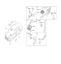 Diagram for 2020 Kia Cadenza Air Bag Control Module - 95910F6900