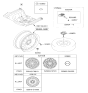 Diagram for Kia Cadenza Spare Wheel - 52910F6610
