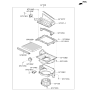 Diagram for 2020 Kia Cadenza Blower Motor - 97207F6AB0