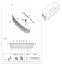 Diagram for Kia Cadenza Emblem - 86310F6510