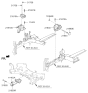 Diagram for Kia Cadenza Transfer Case Mount - 21950F6600