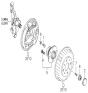 Diagram for Kia Sephia Wheel Bearing - 0K21626150
