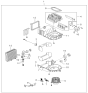 Diagram for 2001 Kia Spectra Blower Motor Resistor - 0K9A361B11